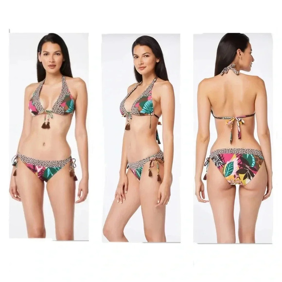 BLEU ROD BEATTIE Tall Triangle Run Wild Size 4 and Tie Sides Bottom Size 4 - Picture 1 of 14